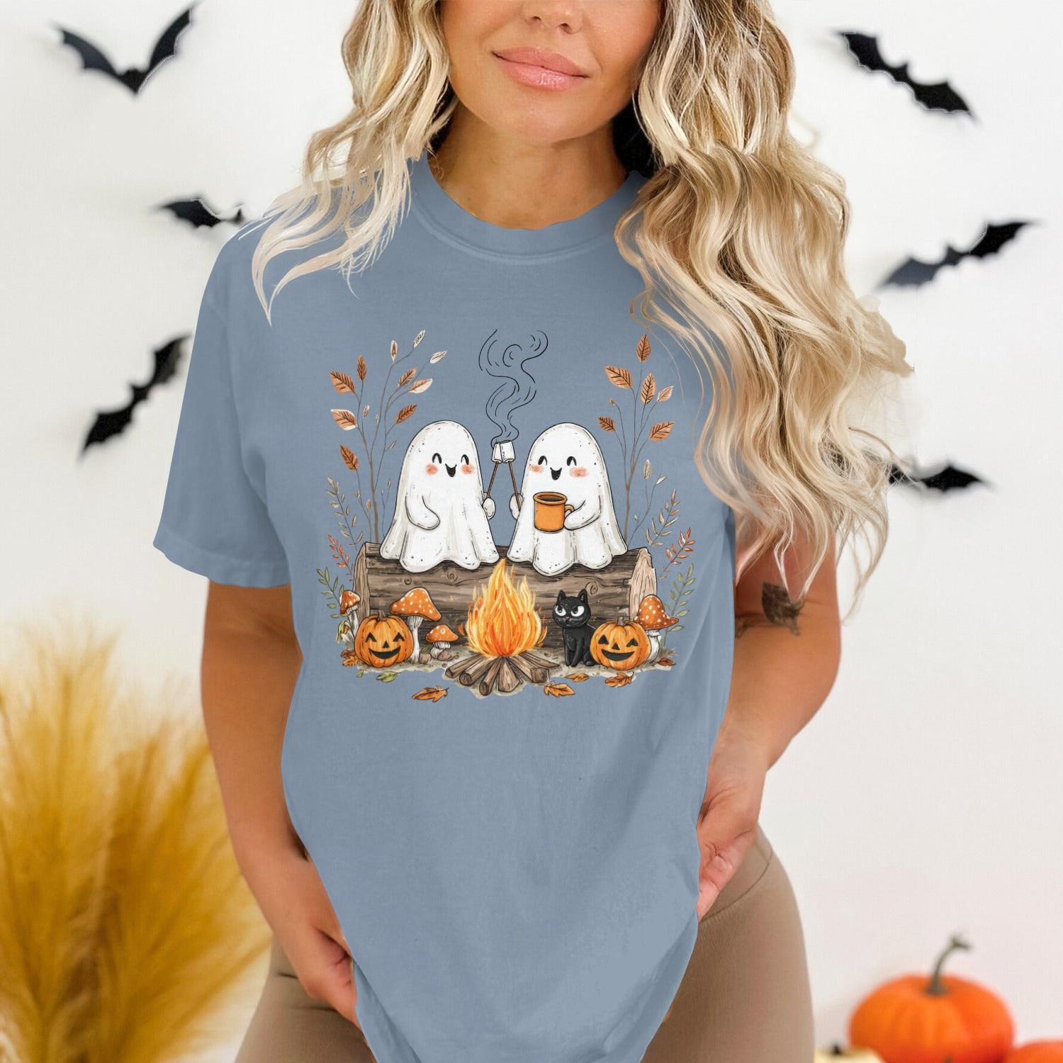Cute Halloween Ghosts by Campfire Shirt product type