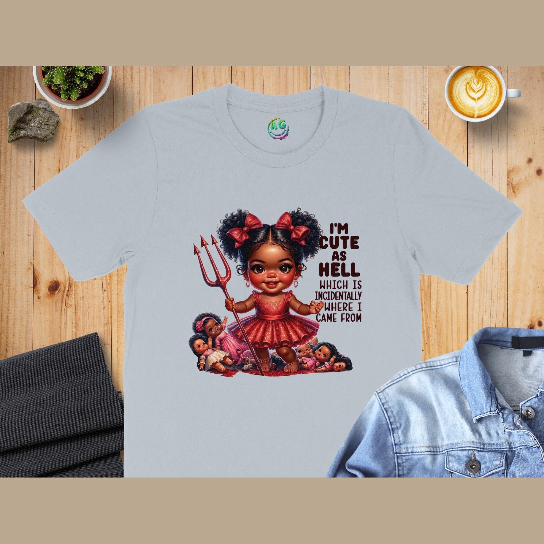 I'm Cute As Hell Graphic T-Shirt product type