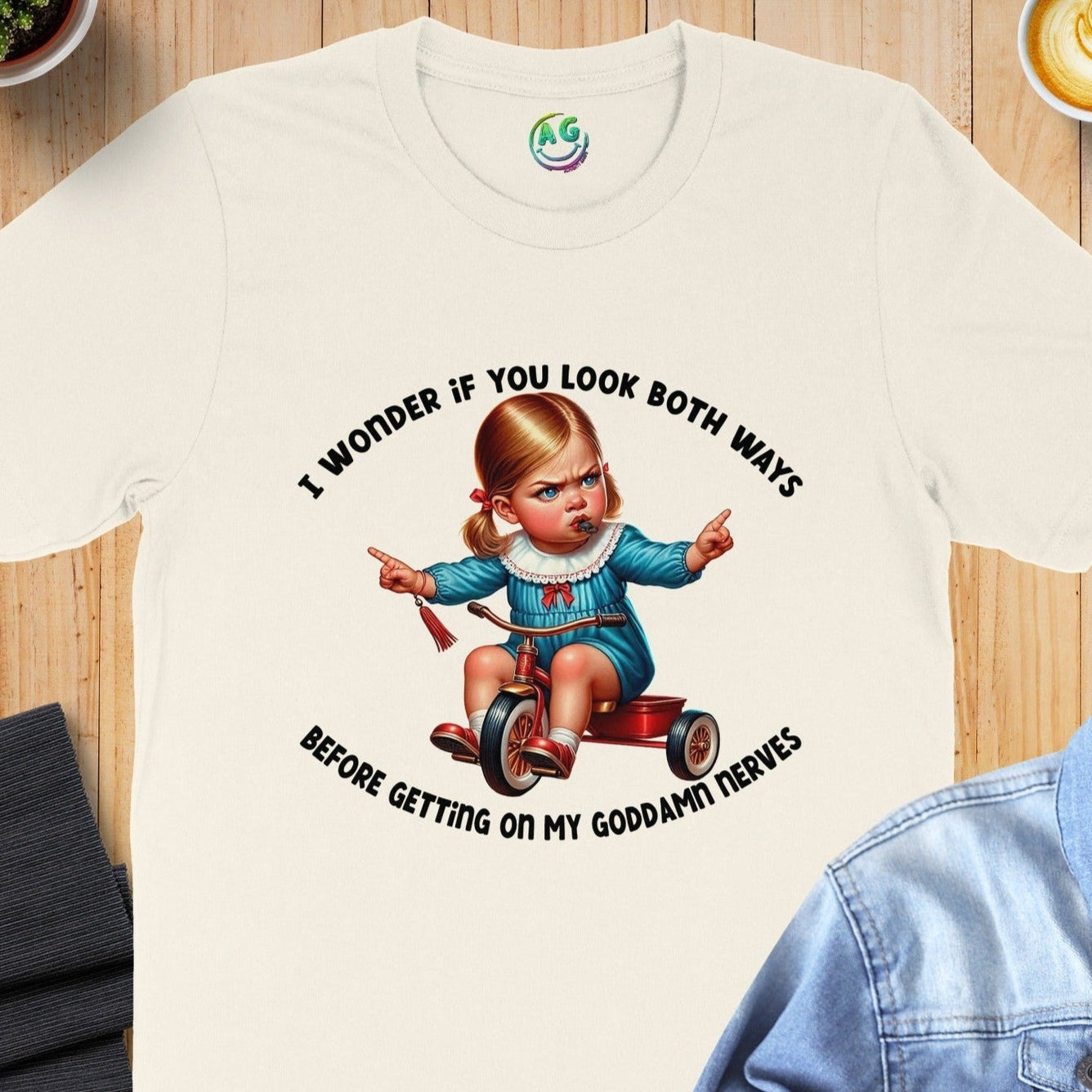 Humorous Sarcastic Kid Quote Graphic T-shirt product