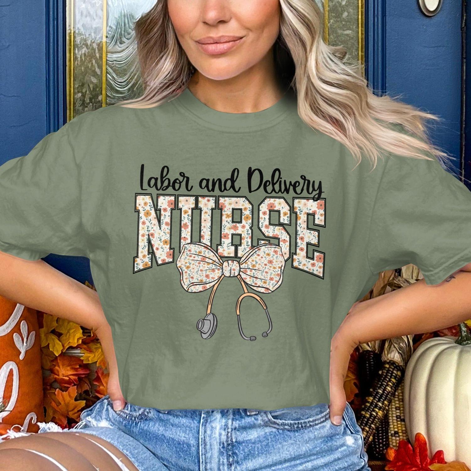 Labor and Delivery Nurse Graphic T-Shirt product