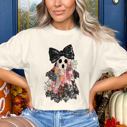 Halloween Shirt with Cute Ghost Design product type