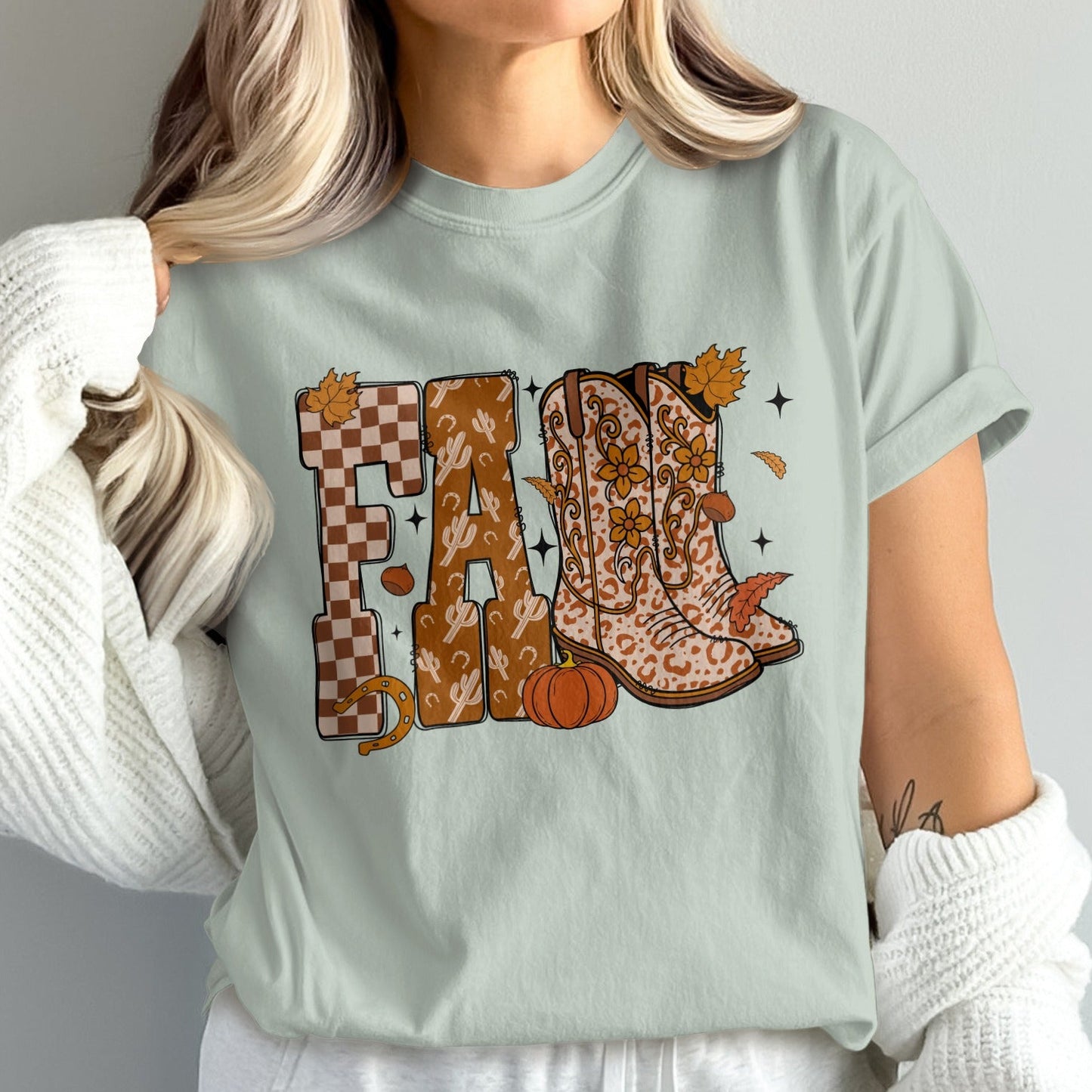 Fall Themed Graphic Tee Styled Casual Product