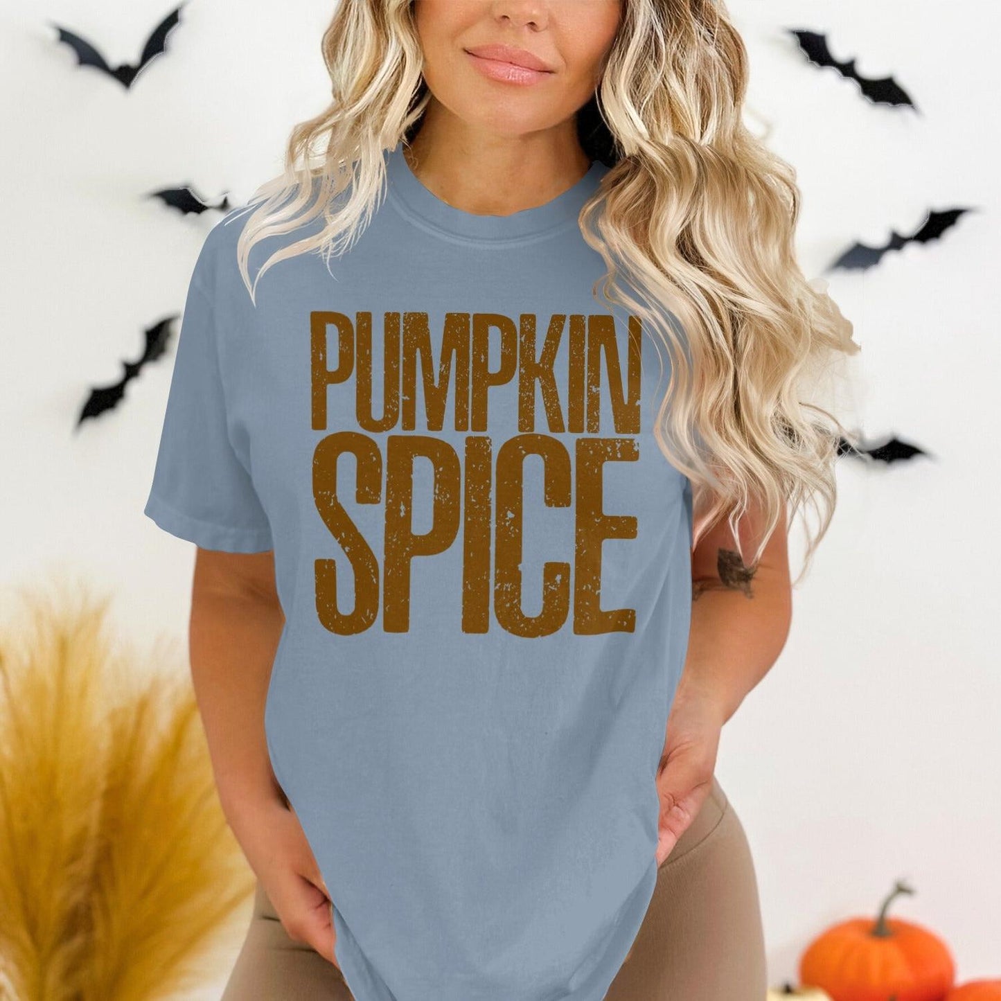 Pumpkin Spice Graphic Tee Fashionable Shirt product
