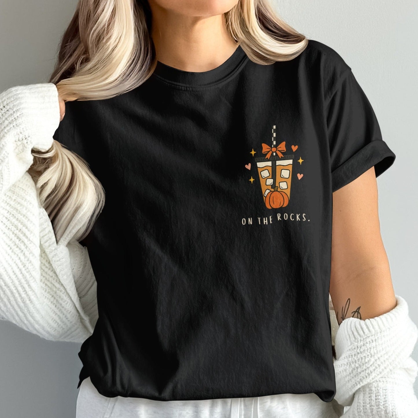 On the Rocks Halloween Pumpkin T Shirt product type