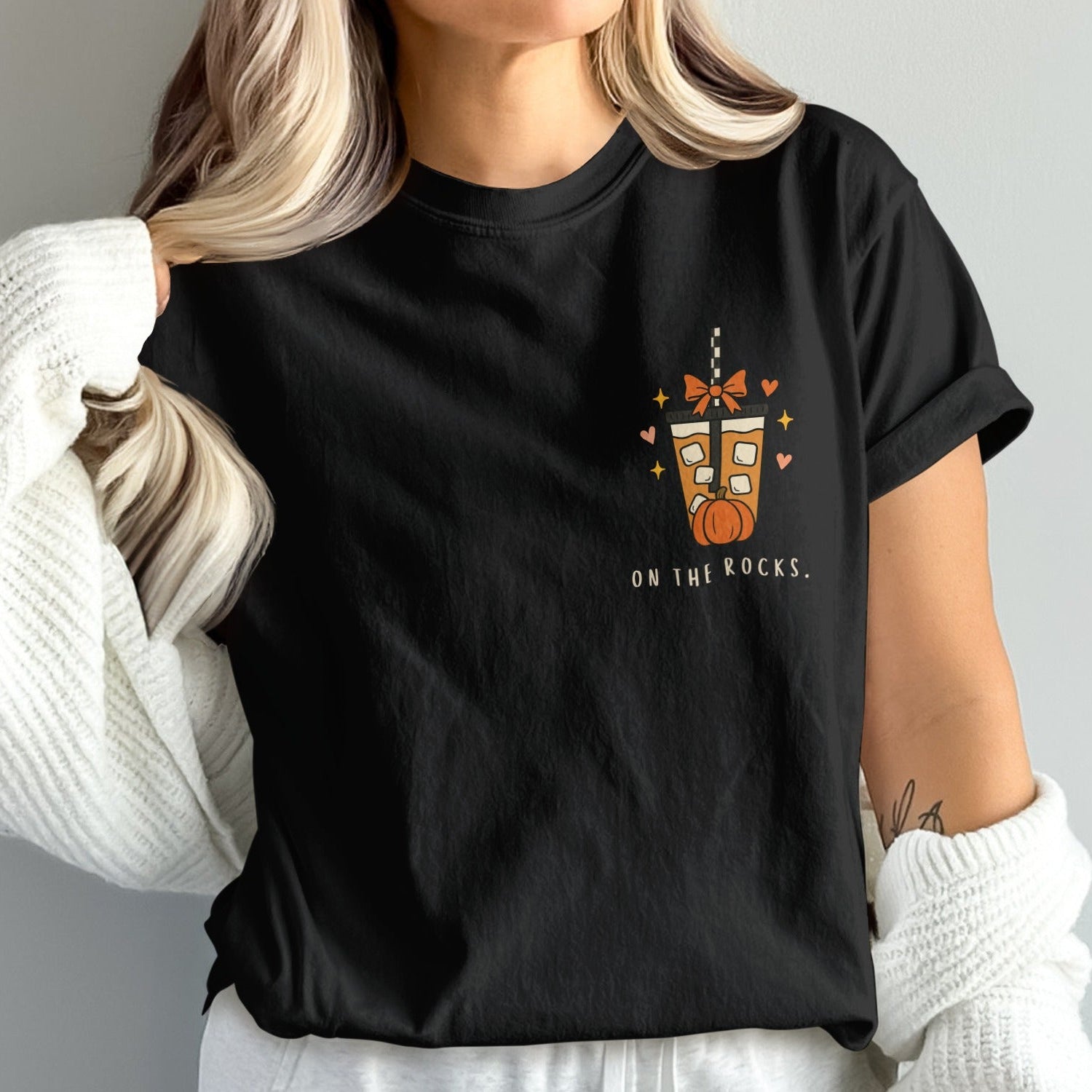 On the Rocks Halloween Pumpkin T Shirt product type