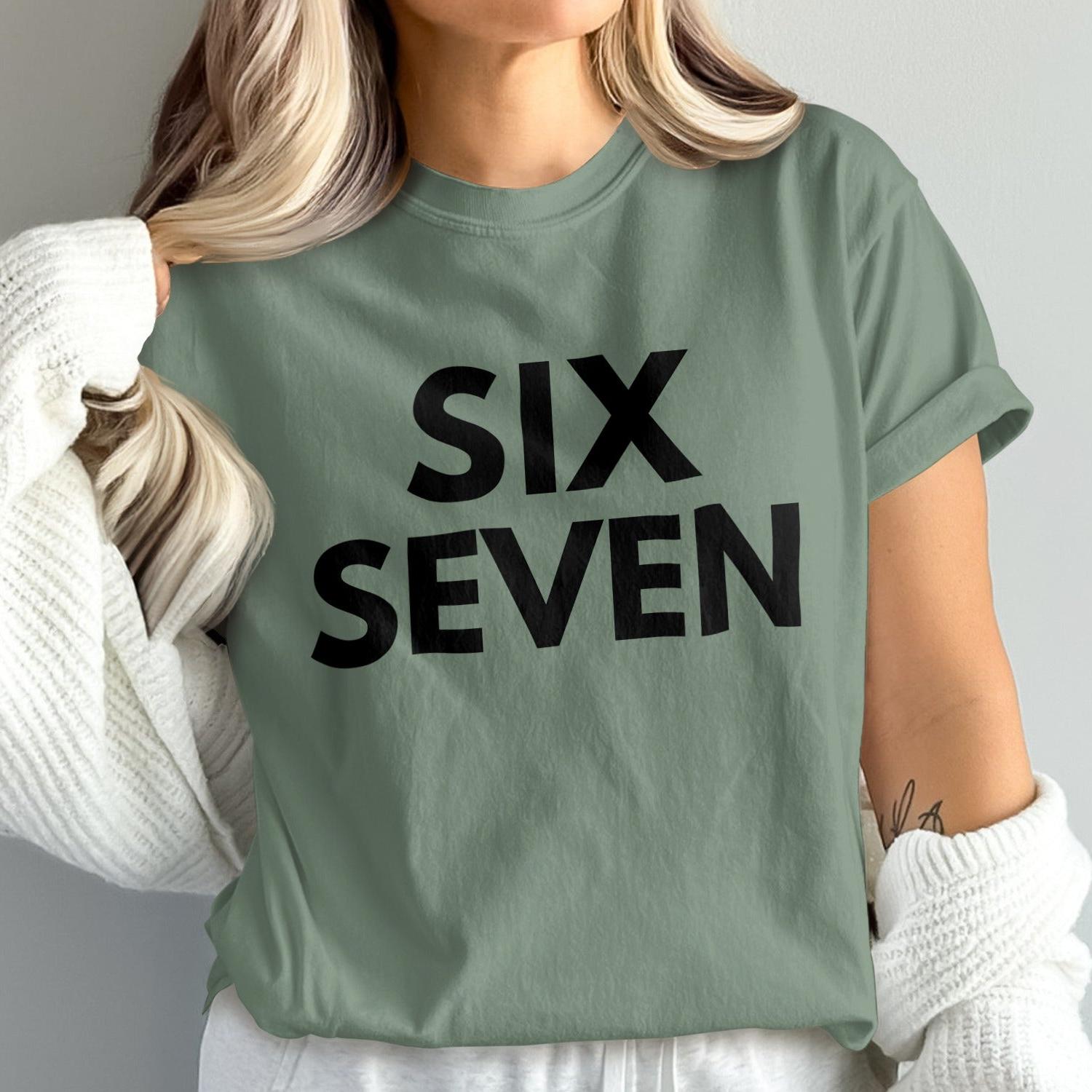 Stylish Six Seven Graphic Tee Casual Wear Product