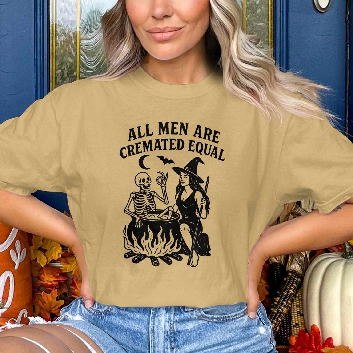 All Men Are Cremated Equal Witch Halloween product