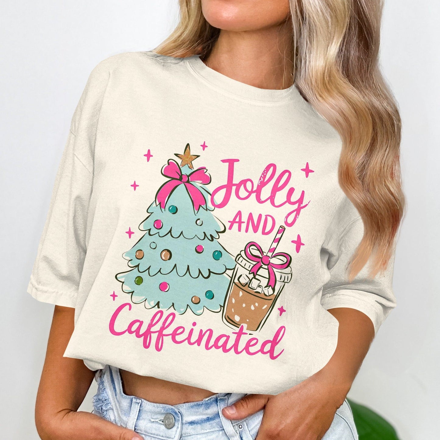 Jolly and Caffeinated Graphic Tee Shirt product type