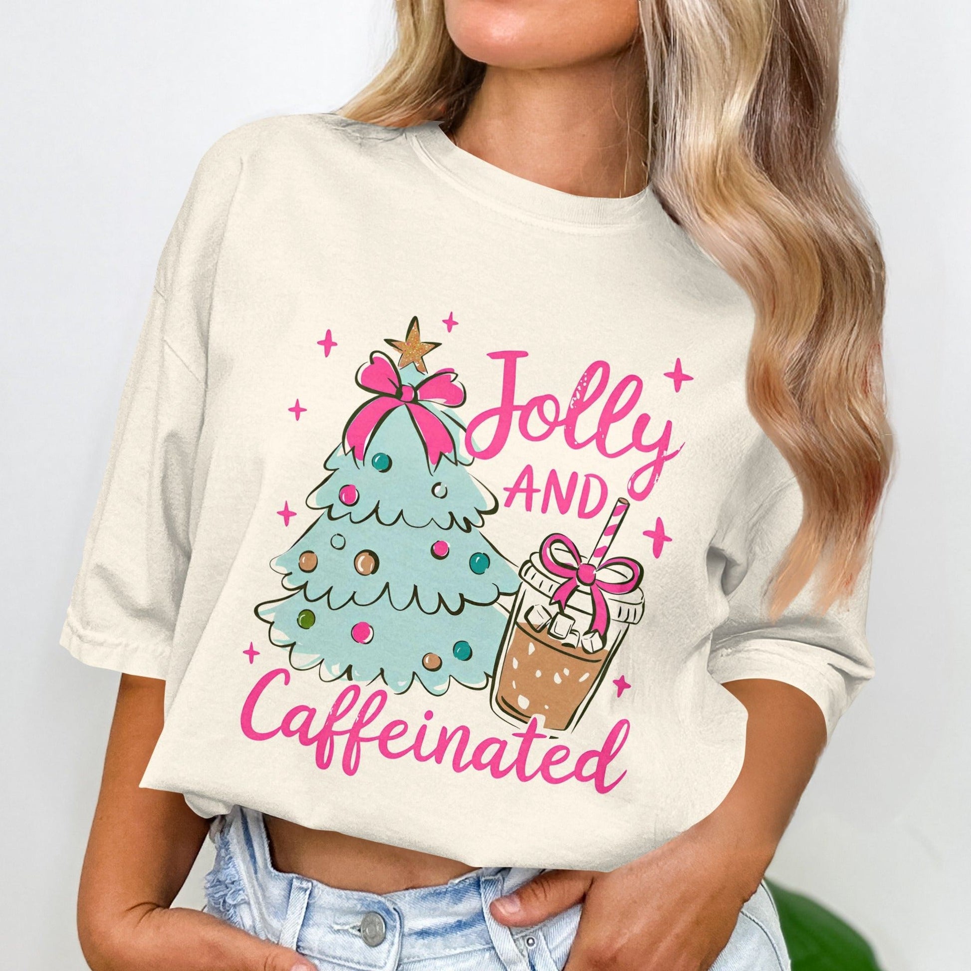 Jolly and Caffeinated Graphic Tee Shirt product type