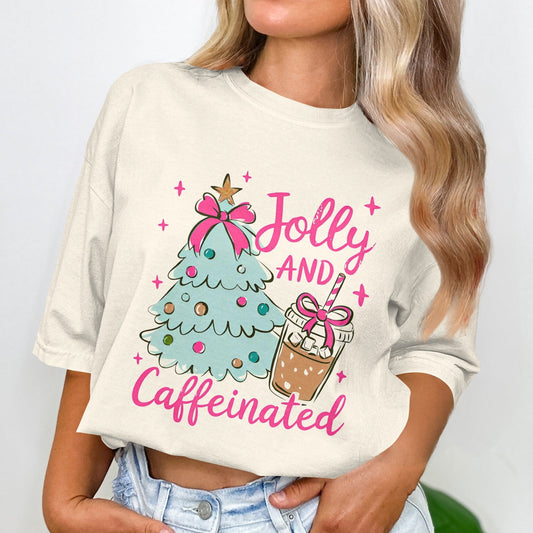 Jolly and Caffeinated Graphic Tee Shirt product type