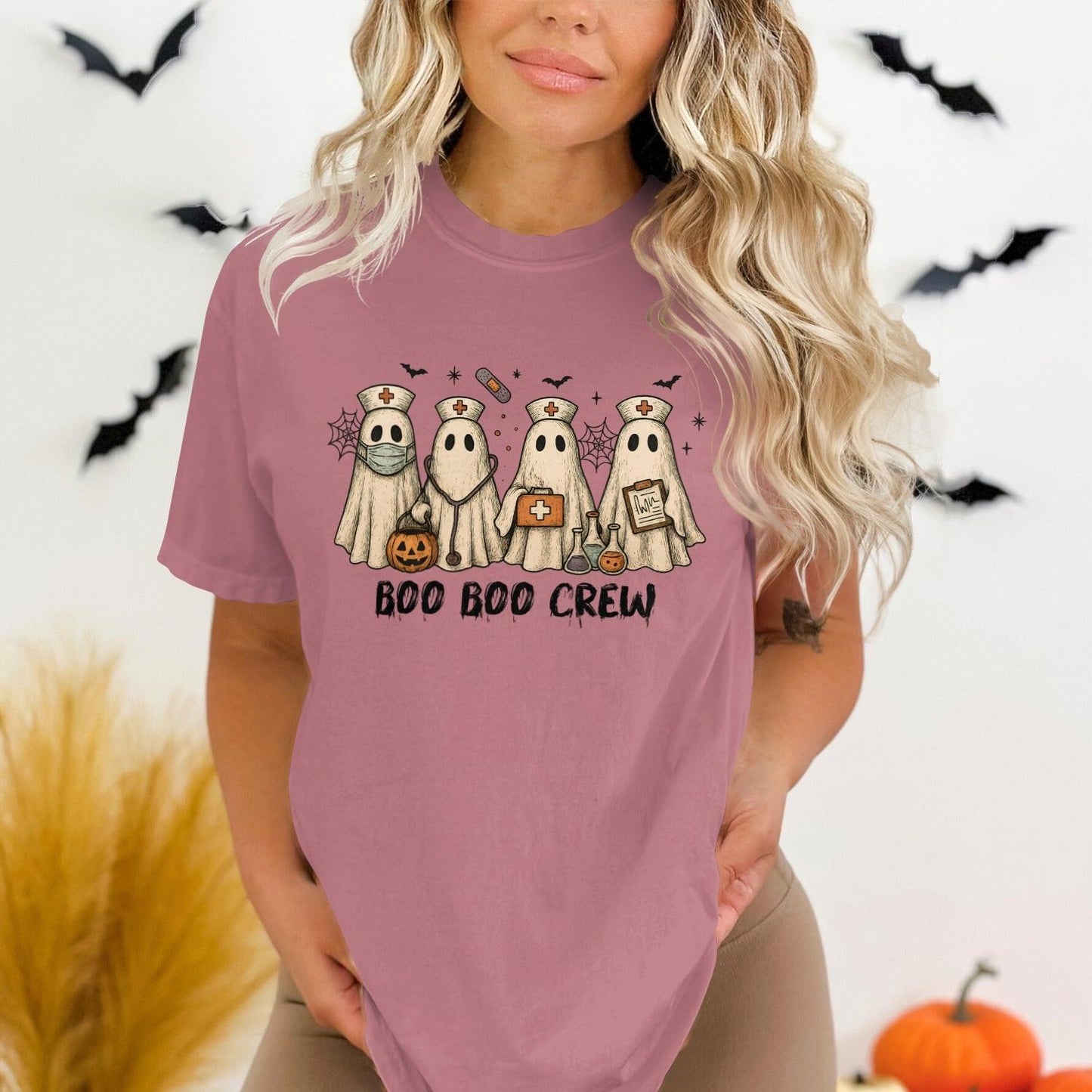Boo Boo Crew Halloween Ghosts T-Shirt product type