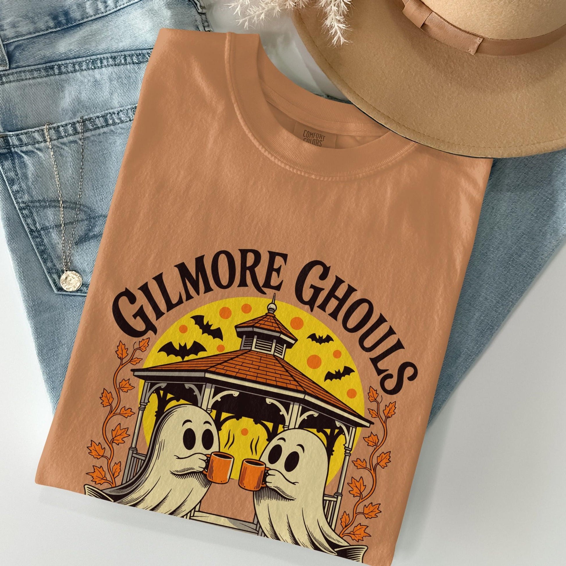 Gilmore Ghouls Graphic Casual Halloween Shirt product