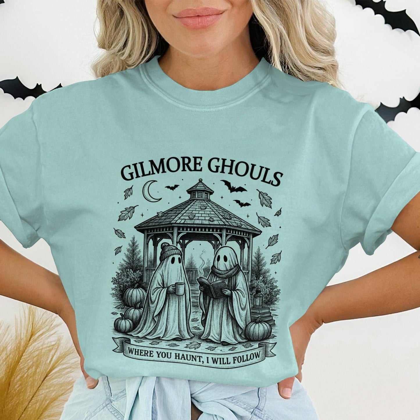 Gilmore Ghouls Halloween Tee Spooky Season product type