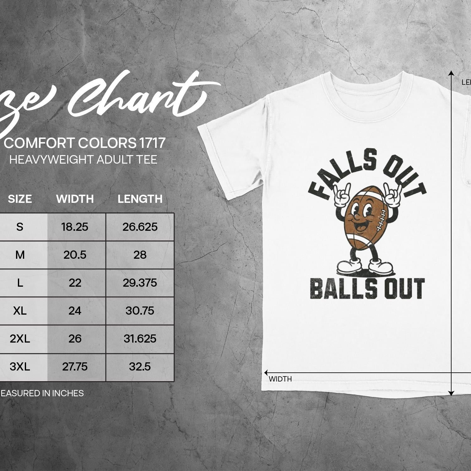 Falls Out Balls Out Graphic Novelty Tee product