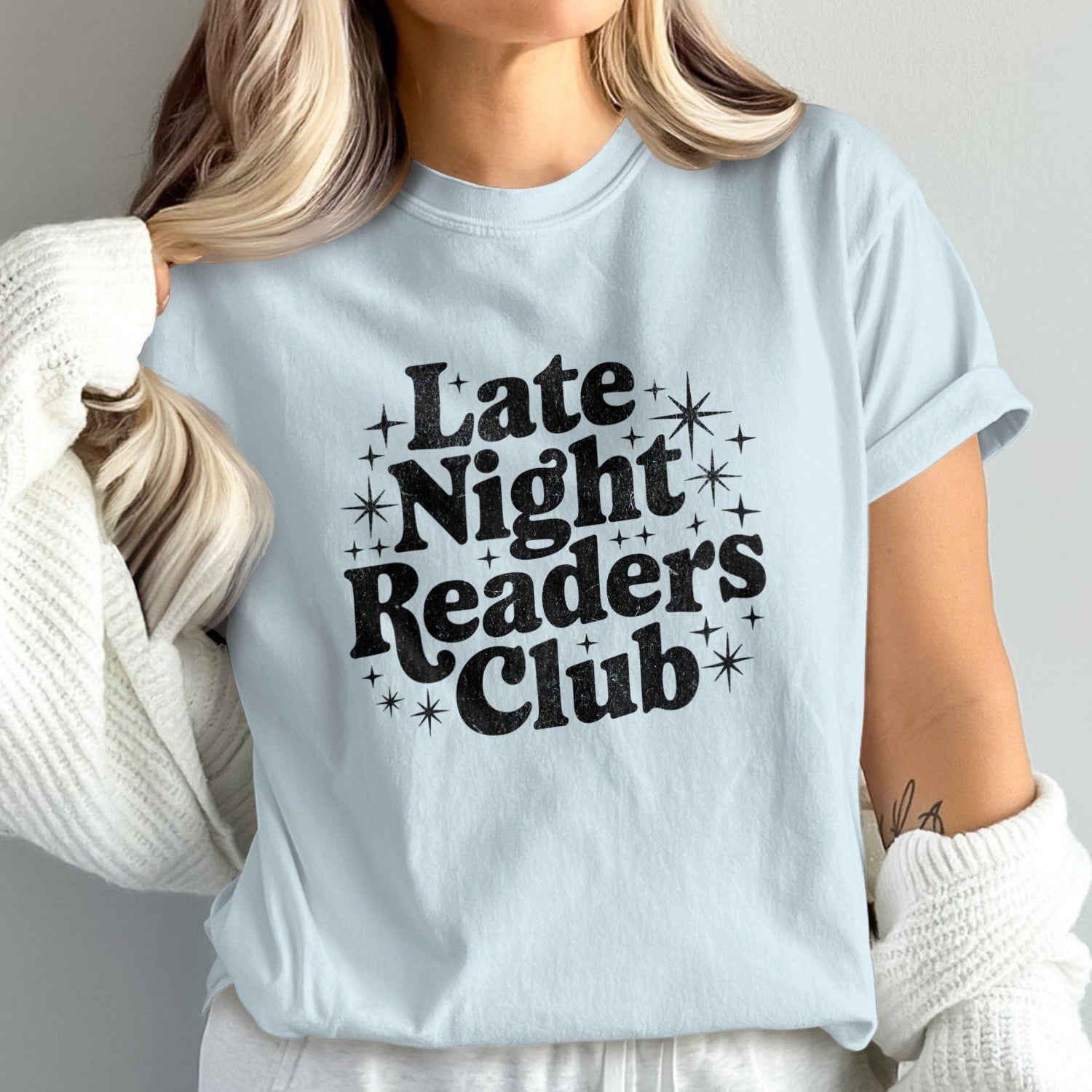Late Night Readers Club Text Design Shirt product
