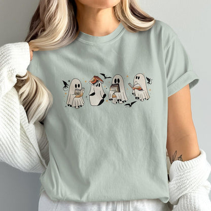Halloween Themed Ghosts Design T-Shirt product type