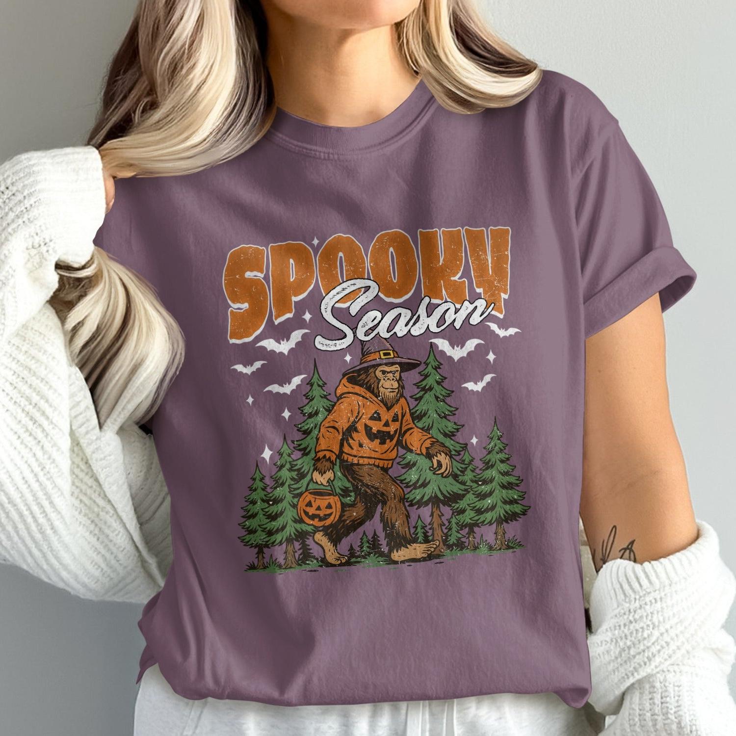 Spooky Season Bigfoot Halloween Graphic Tee product