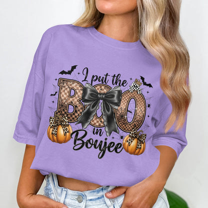 I Put the Boo in Boujee Halloween Themed Shirt product