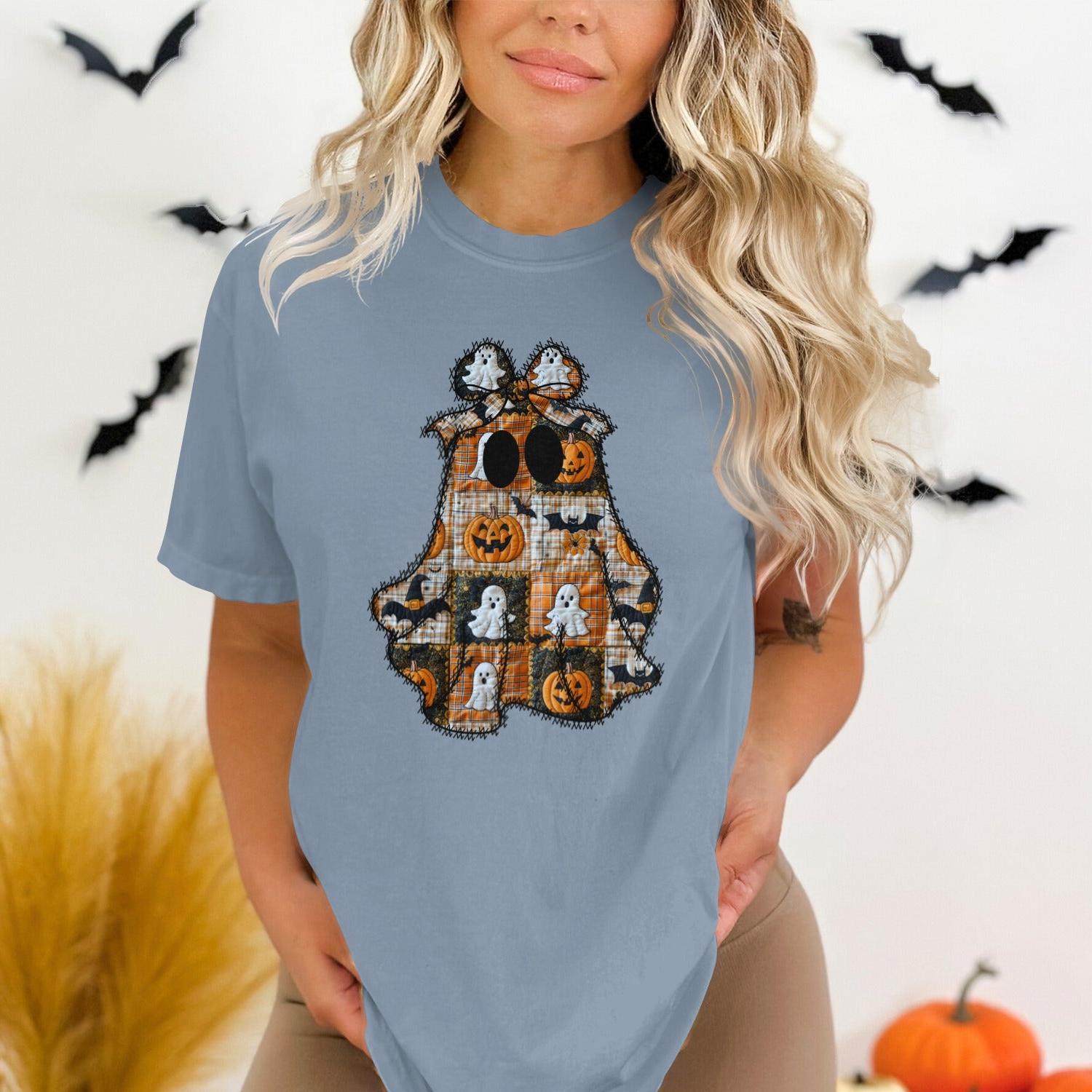 Halloween Ghosts and Pumpkins T-shirt product type