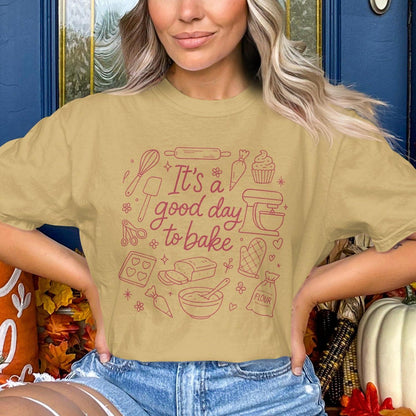 It's a good day to bake graphic shirt product