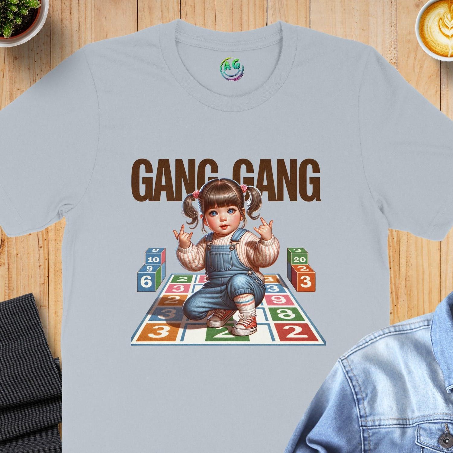 Gang Gang Cute Child Hopscotch Design T-shirt product