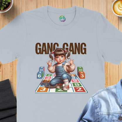Gang Gang Cute Child Hopscotch Design T-shirt product