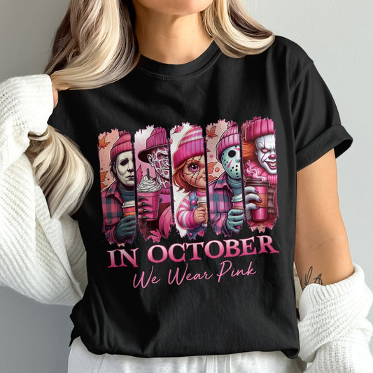 In October We Wear Pink Halloween Characters product type