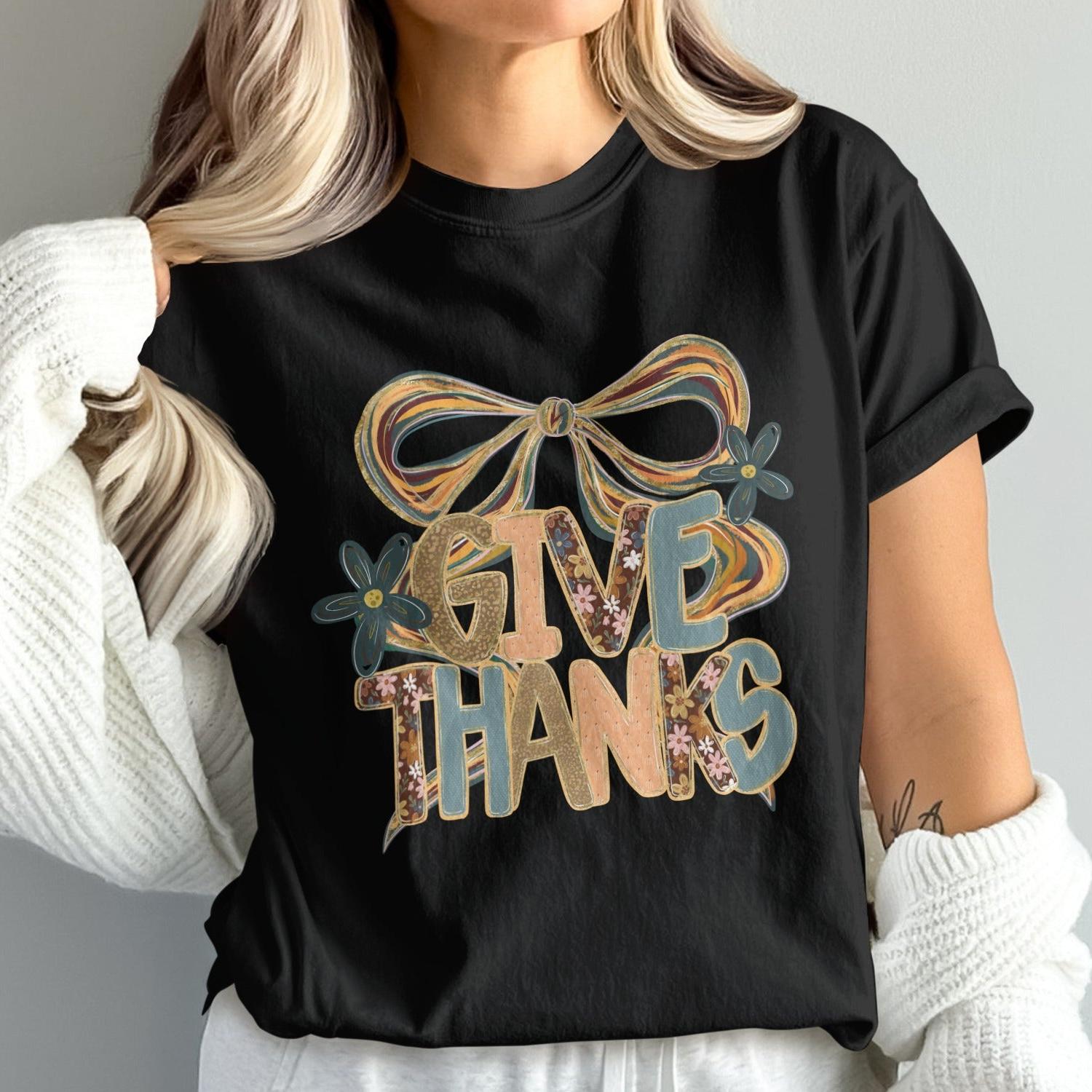 Give Thanks Graphic T-shirt product type