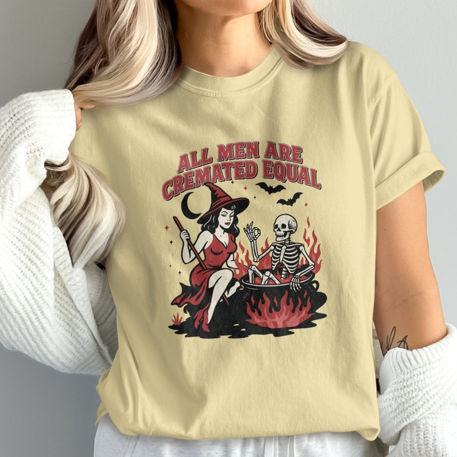 All Men Are Cremated Equal Graphic Tee product type