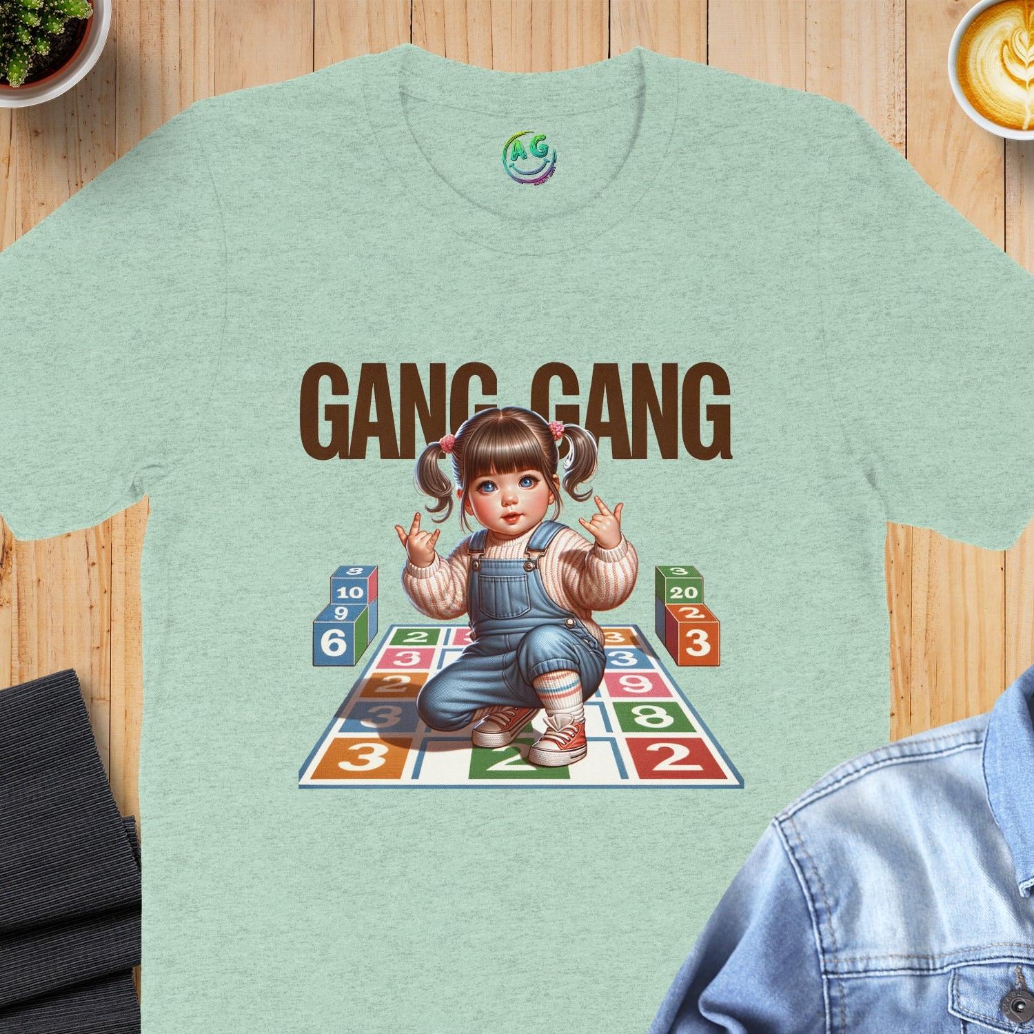 Gang Gang Print Casual Cool Graphic T-shirt product type