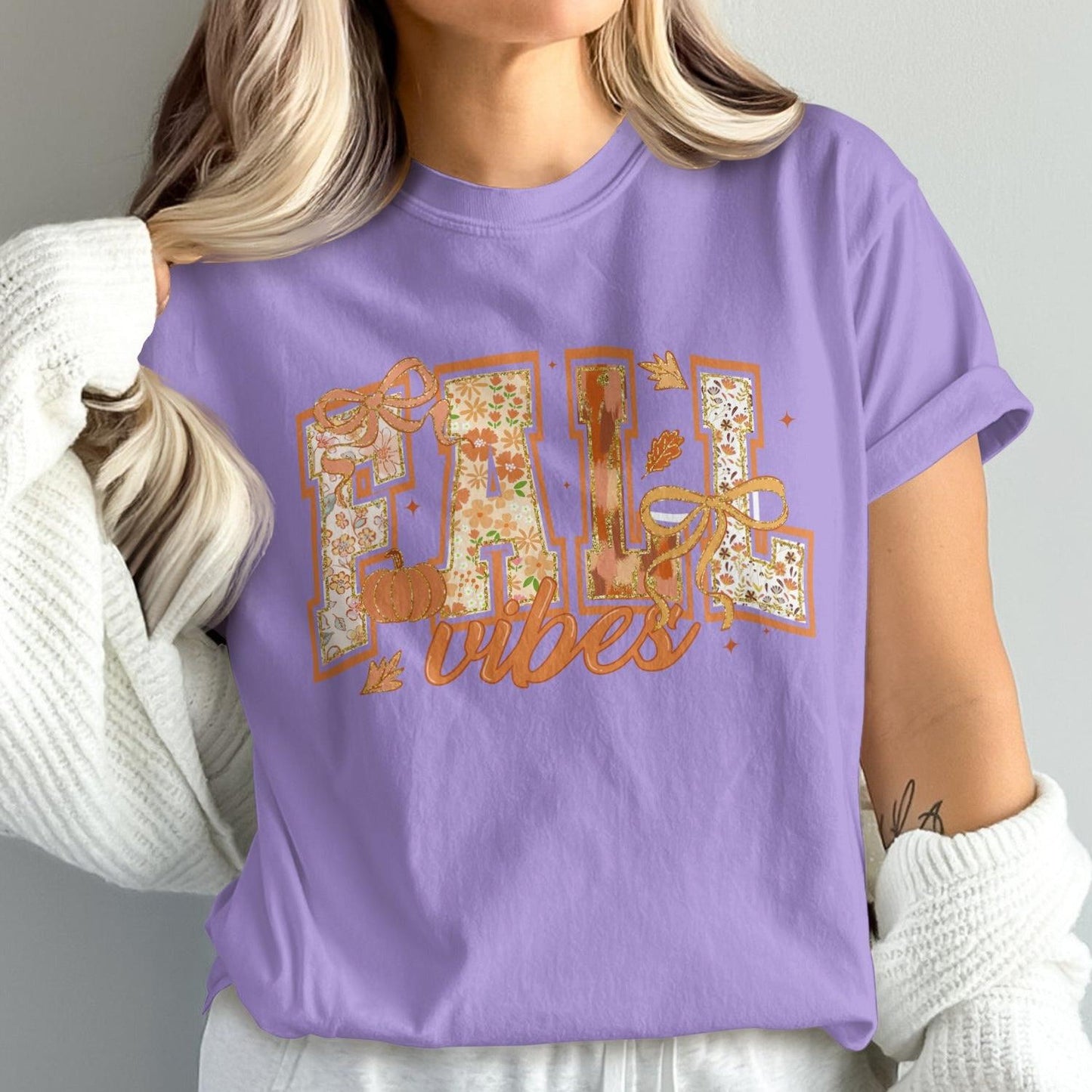 Fall Vibes Graphic T-shirt Casual Wear Fashion product
