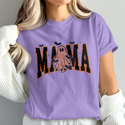 MAMA Ghost Theme Halloween Printed T-shirt product type