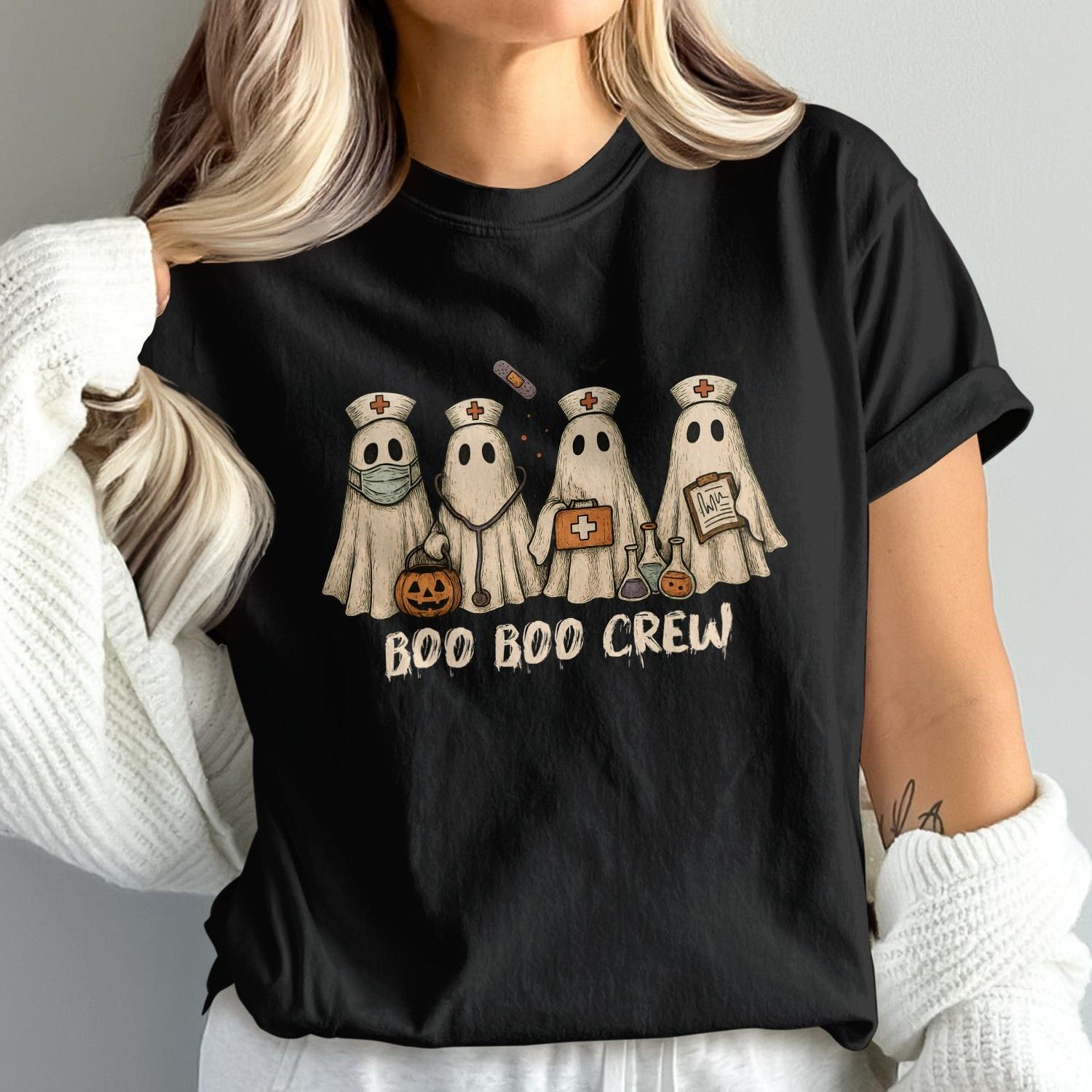 Boo Boo Crew Ghosts Halloween Shirt product