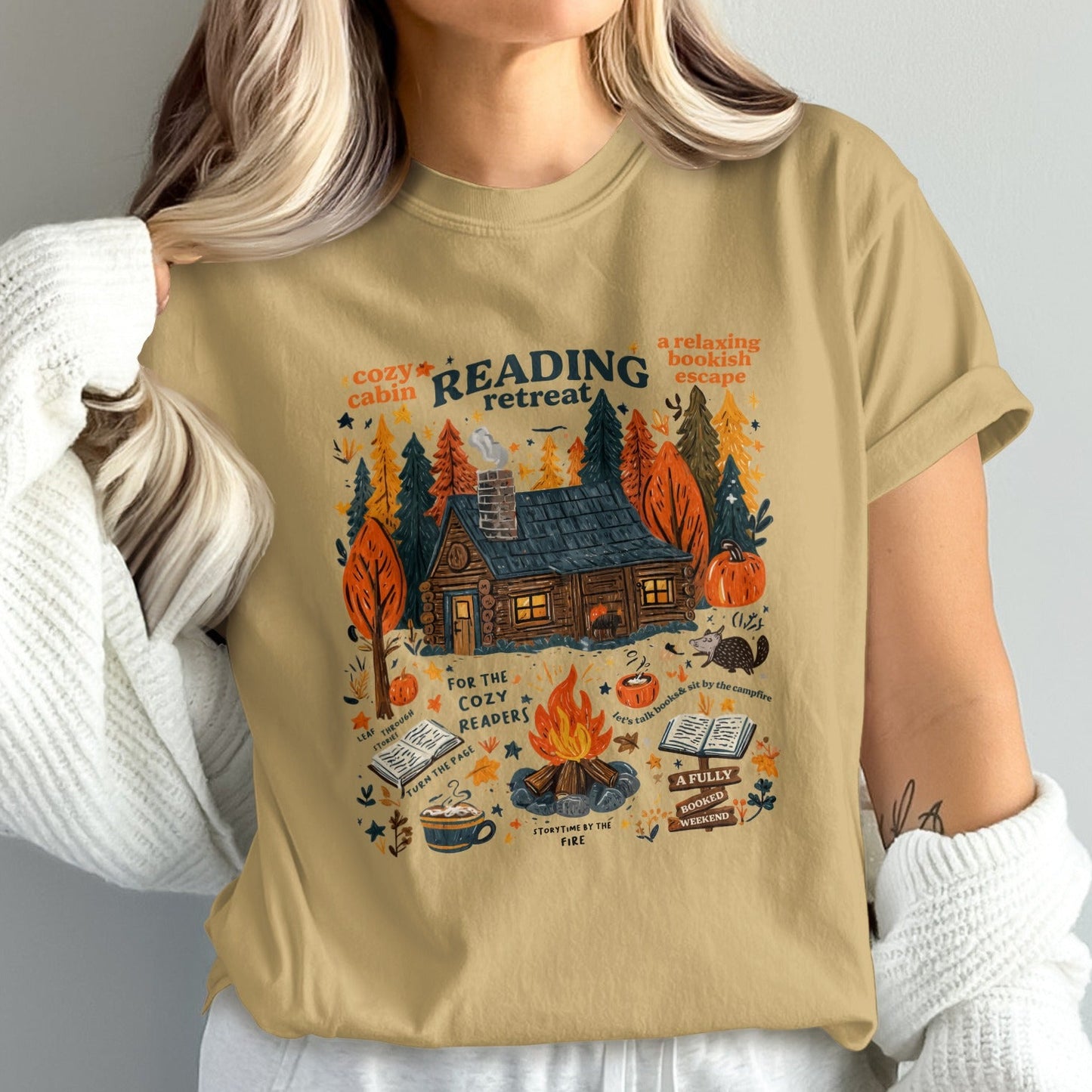 Cozy Cabin Reading Retreat Relaxing Bookish Escape Product Type