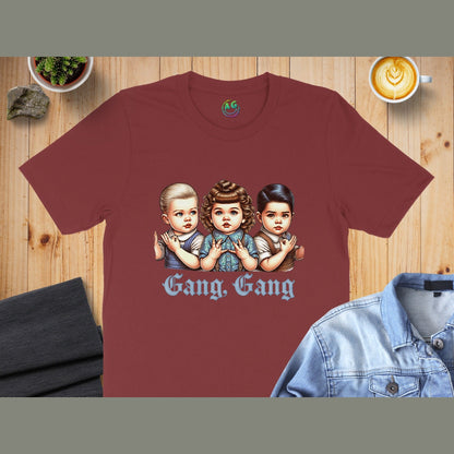 Gang Gang Art Print Three Kids Graphic T-Shirt product