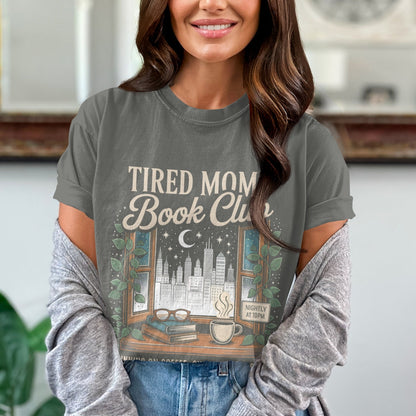 Tired Moms Book Club Graphic Design T-Shirt product