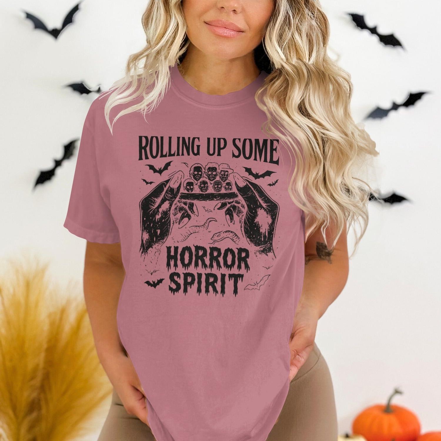 Rolling Up Some Horror Spirit Graphic Tee product