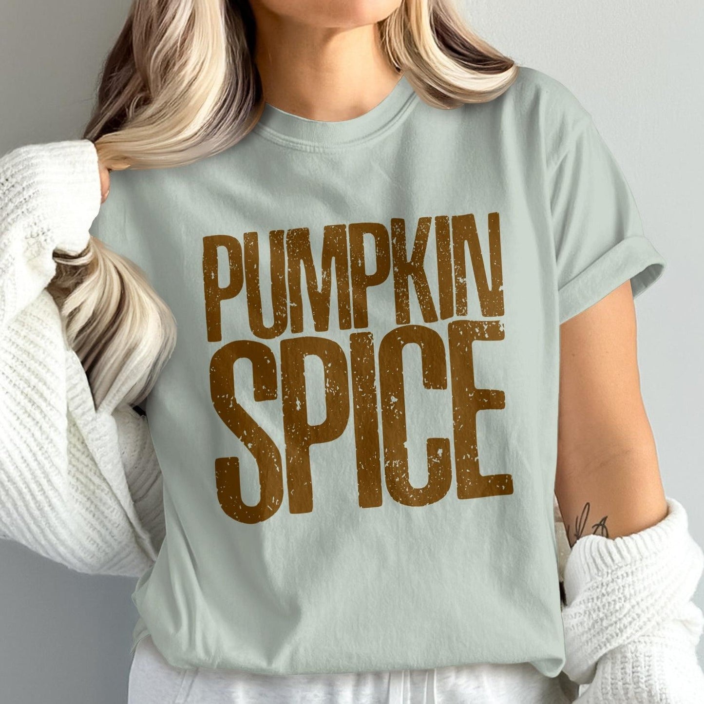 Pumpkin Spice Graphic Print Casual T-shirt product type