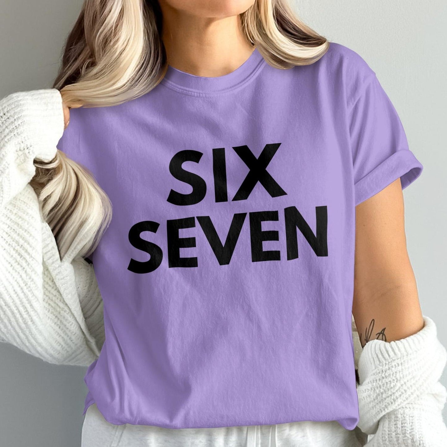 Six Seven Graphic Tee Casual T-shirt Apparel product type