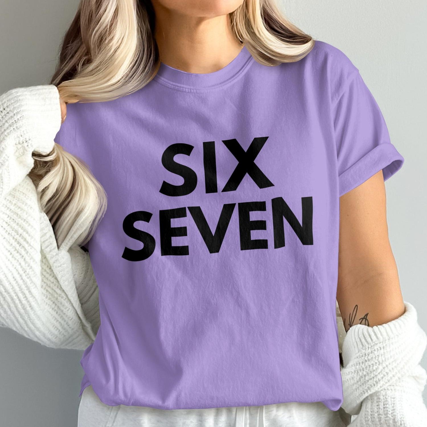Six Seven Graphic Tee Casual T-shirt Apparel product type