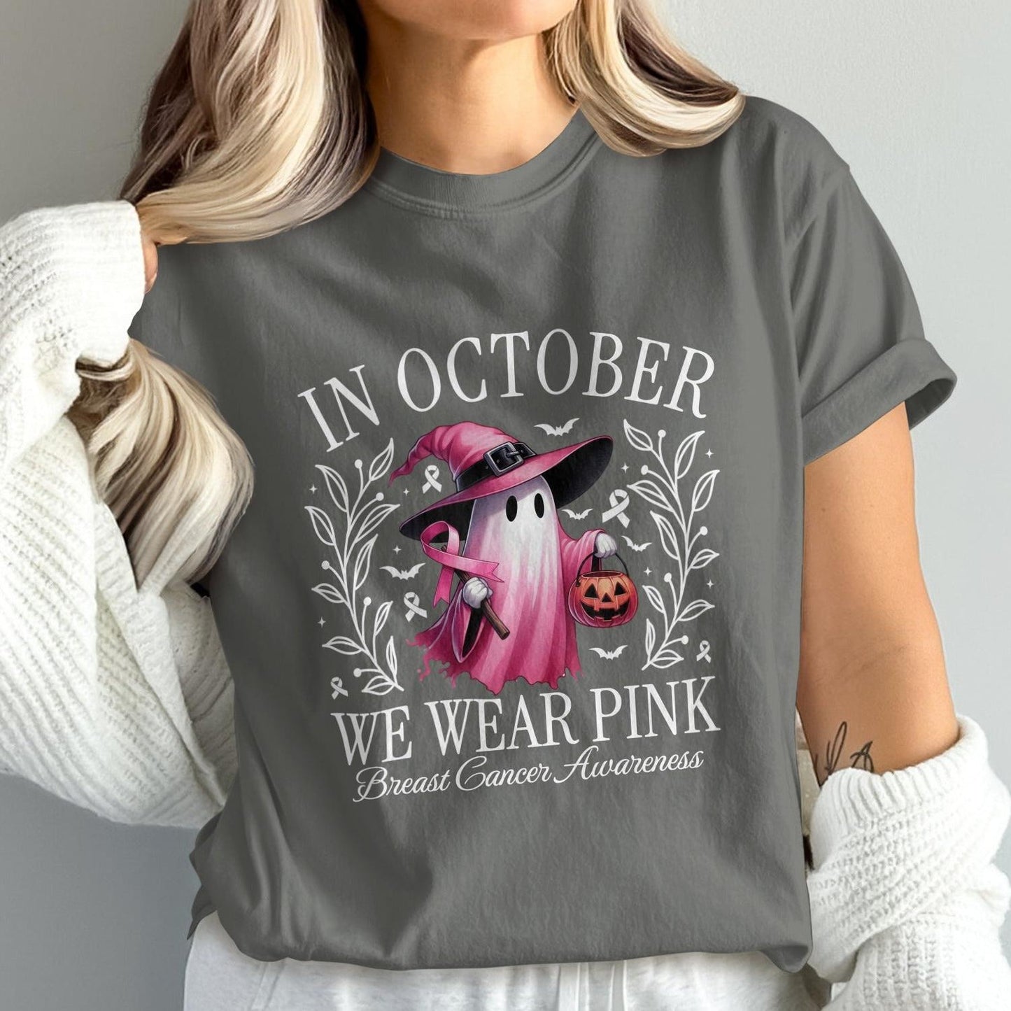 In October We Wear Pink Breast Cancer Awareness product type