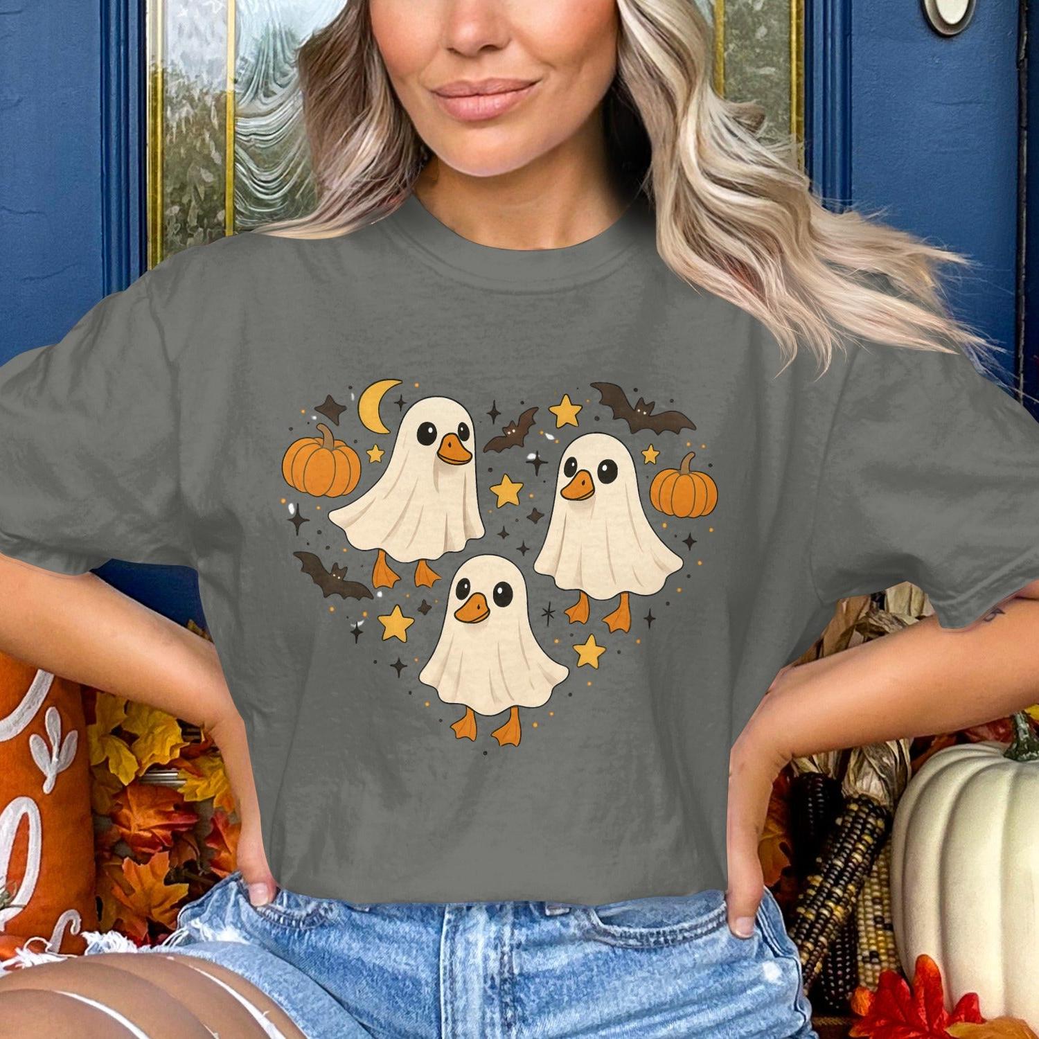 Cute Halloween Ghosts and Pumpkins Halloween Shirt product