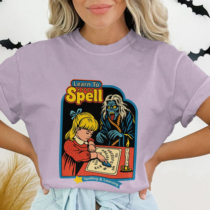 Learn To Spell Horror Spelling and Learning T-shirt product type