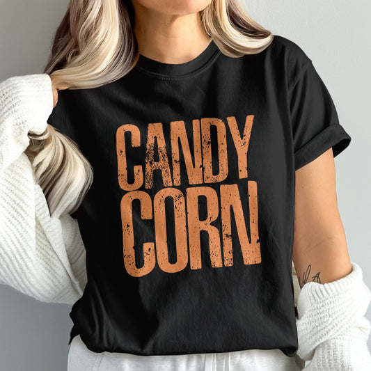 Candy Corn Graphic Short Sleeve T-Shirt product type