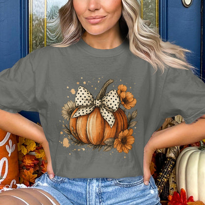 Autumn Pumpkin Graphic Tee Shirt product type