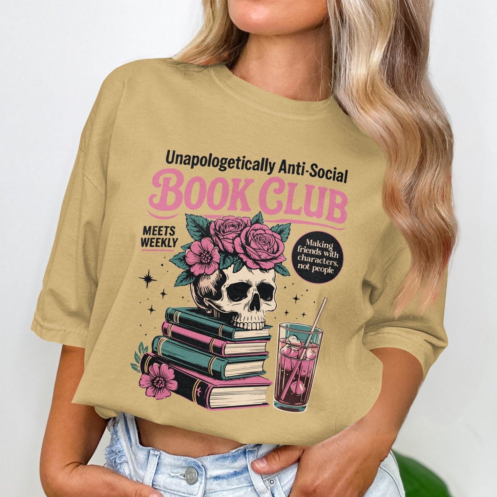 Unapologetically Anti-Social Book Club Tee product