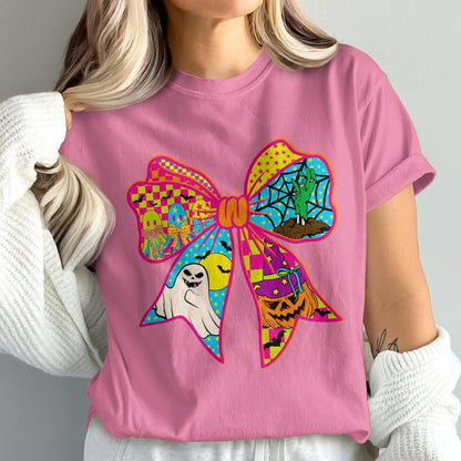 Halloween Bow Graphic Design Print Shirt product type