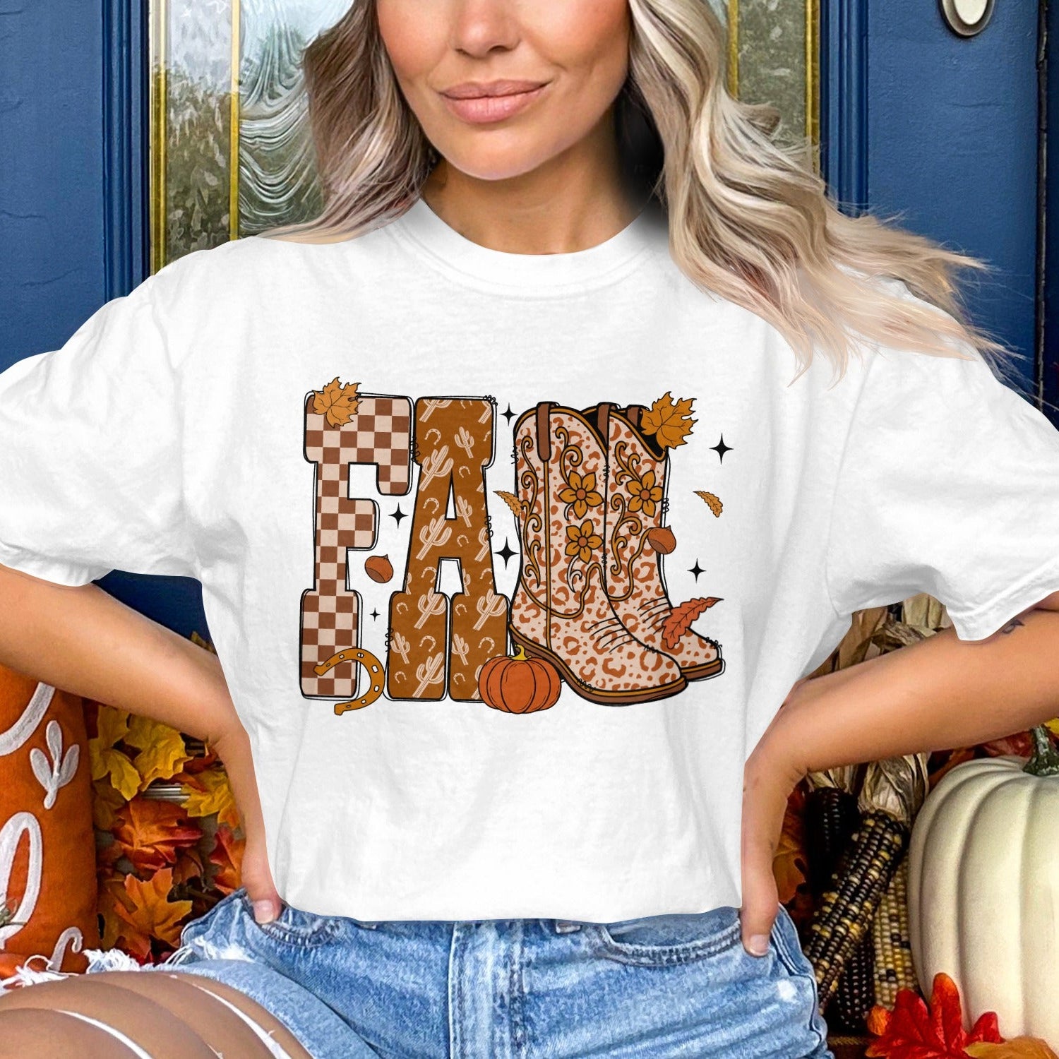 Fall Season Graphic Tee Shirt Product