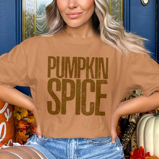 Pumpkin Spice Graphic T-Shirt Autumn Casual product type
