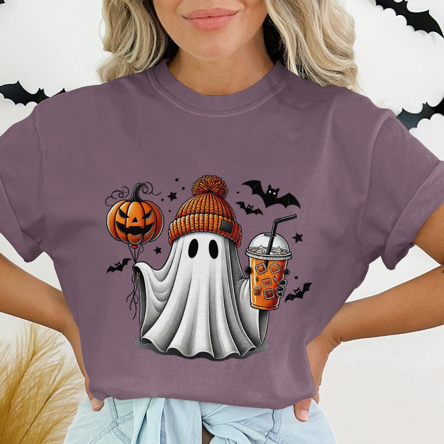 Fun Halloween Ghost and Pumpkin T-Shirt product